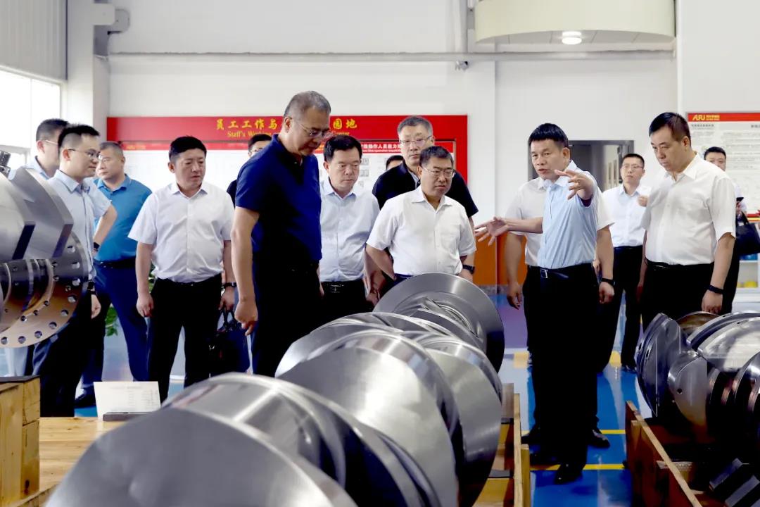 宝鸡市市长杨广亭率队到usdt网投娱乐股份考察调研